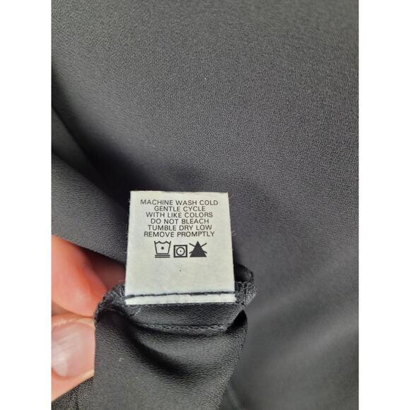 Three Eighty Two Revolve Women's Kyle Split Sleeve Long Sleeve Black Size M - Picture 10 of 10